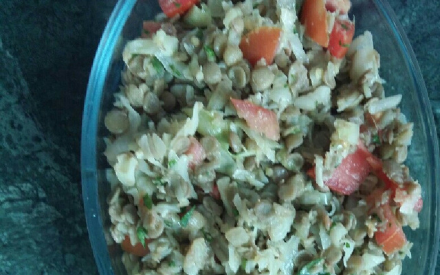 Salada de lentilha