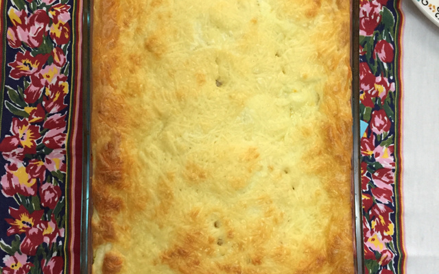 Torta de liquidificador da Denise