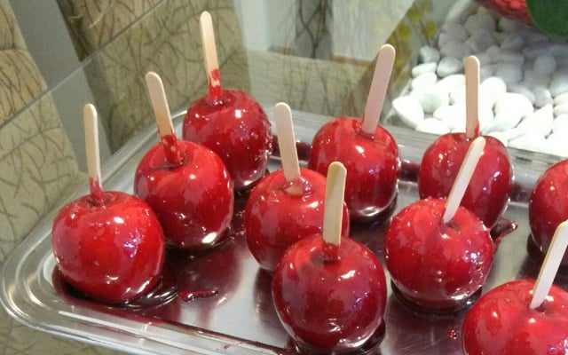 Maçã do Amor de Cristal