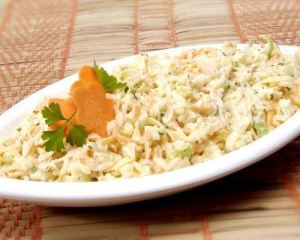 Arroz com alho poró