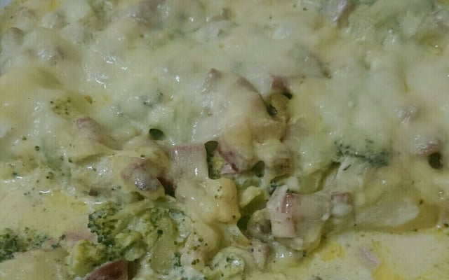 Brócolis com batata ao forno