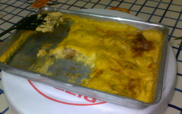 Peito de frango ao creme de milho