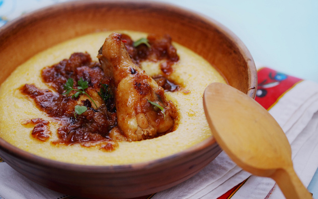 Polenta cremosa deliciosa