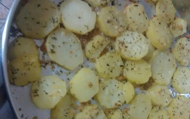 Batatas assadas