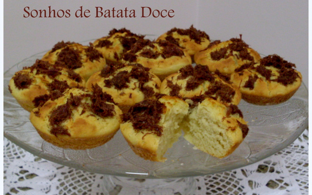 Sonhos de batata doce do Lúcio Cezar