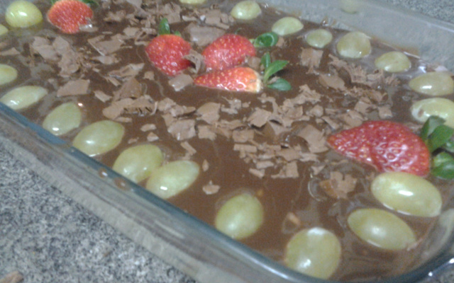 Bombom aberto duas cores