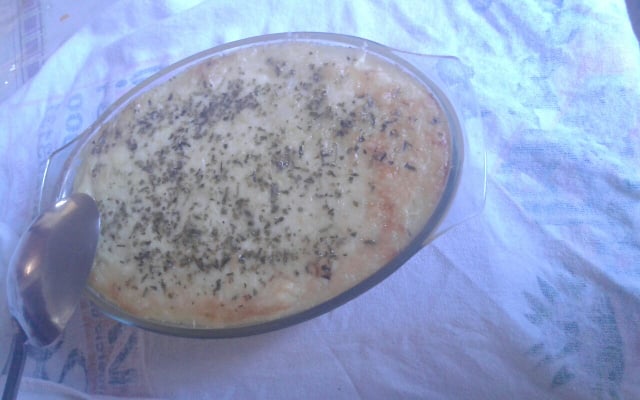 Escondidinho de batata doce fit