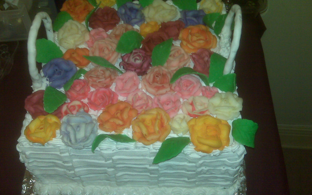 Massa de pão de ló convencional