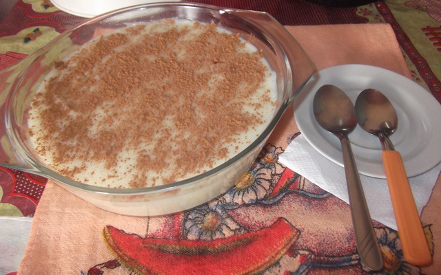 Curau de milho caseiro