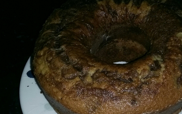 Bolo mármore para lanche