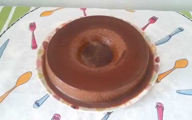 Pudim de chocolate delicioso