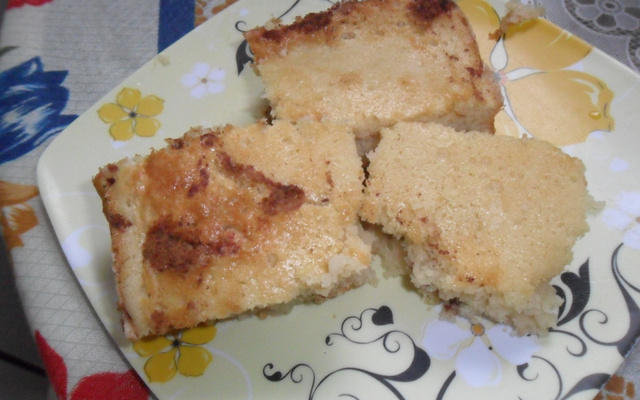 Delícia de bolo de banana