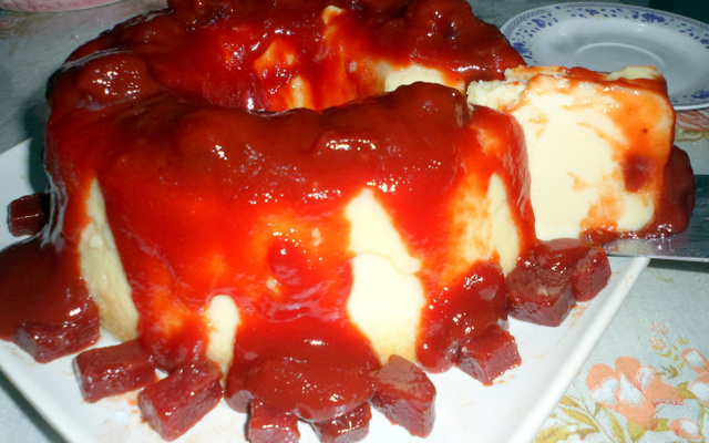 Pudim Romeu e Julieta