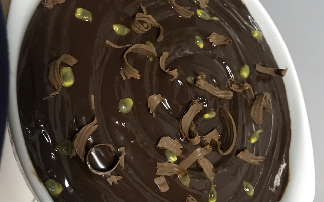 Torta de maracujá com chocolate