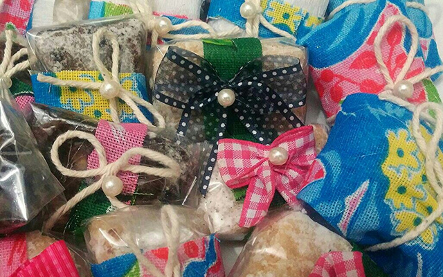 Palha italiana com coco ralado