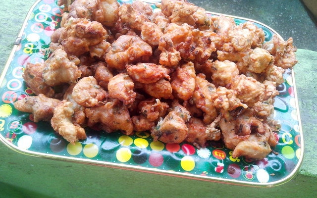 Delícia de frango ao molho âmbar (petisco)