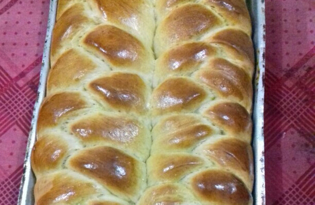 Pão caseiro simples (pão sovado)