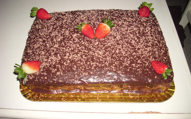 Bolo três sabores delícia da Ingrid