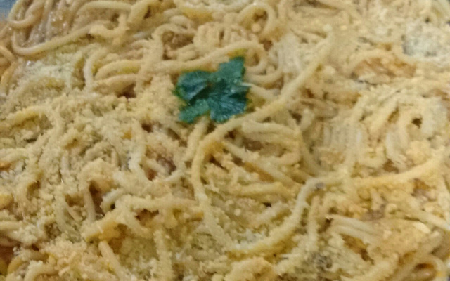 Macarrão de molho vermelho