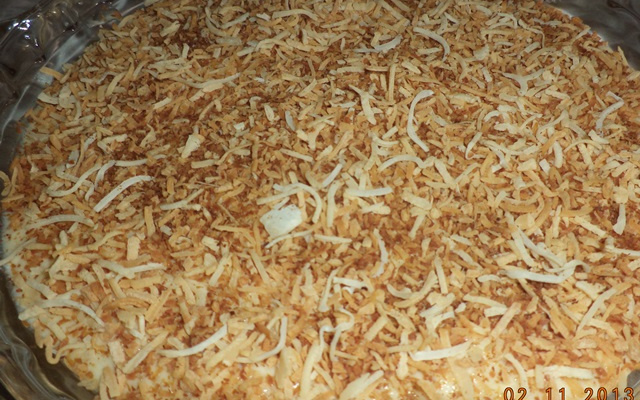 Mousse de coco queimado