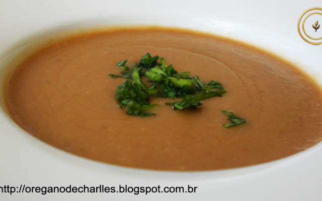 Papa de feijão no coco