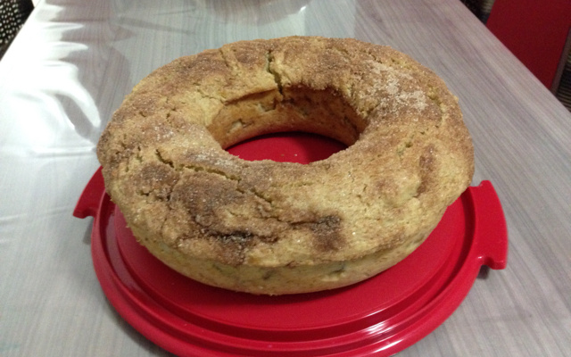 Bolo fácil de banana com farinha de rosca