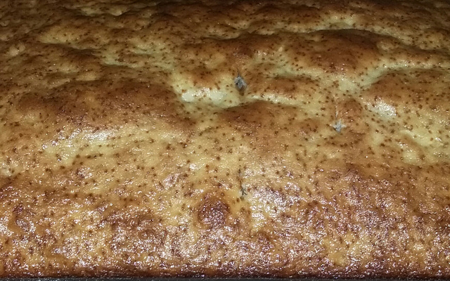 Bolo de banana de liquidificador