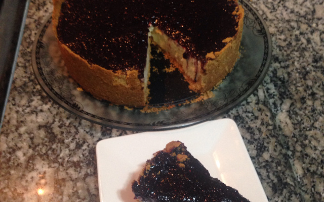 Cheesecake de amora