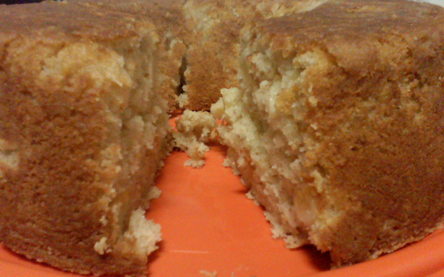 Bolo de banana com aveia