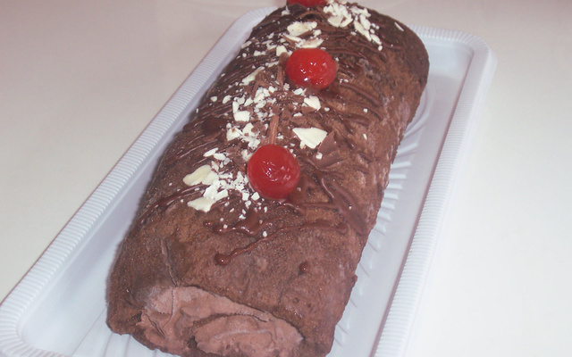 Rocambole de sorvete