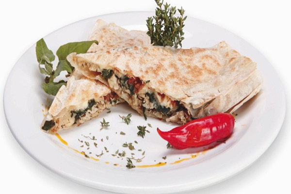 Quesadilla Popeye (de espinafre)