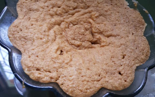 Bolo fit de banana com aveia e amaranto