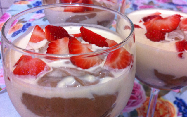 Mousse de chocolate low carb