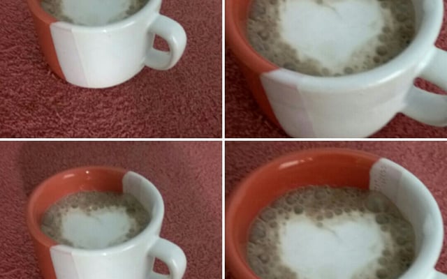 Capuccino original com desenho (sem café solúvel)