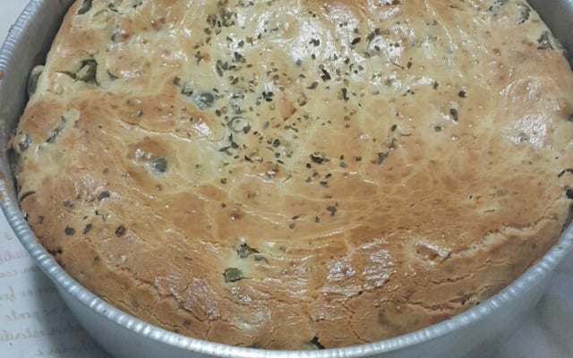 Torta cremosa de palmito