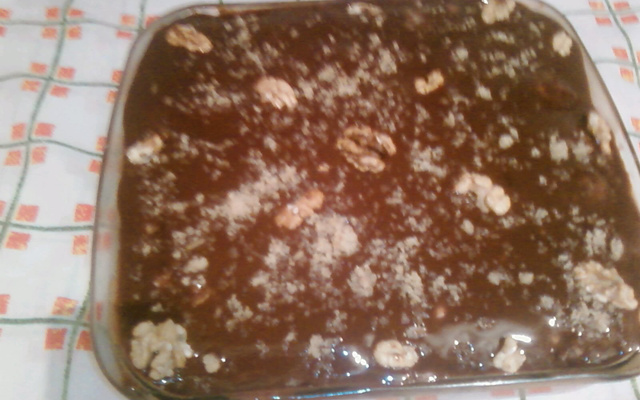 Pavê de nozes para o Natal