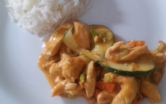 Frango xadrez (pouco calórico)