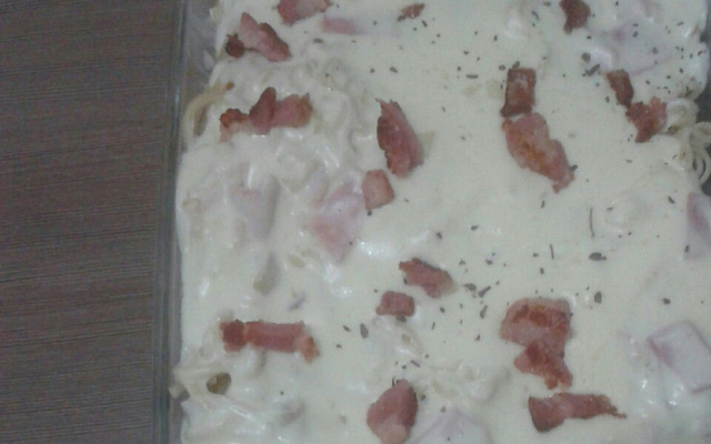 Macarrão com molho branco especial