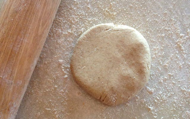 Massa de pizza de aveia fit