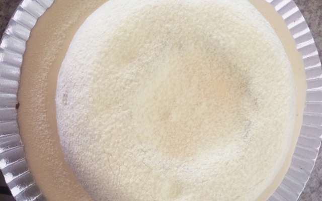 Bolo vulcão de leite ninho