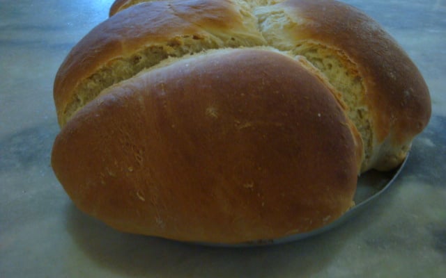 Pão caseiro com fermento biológico