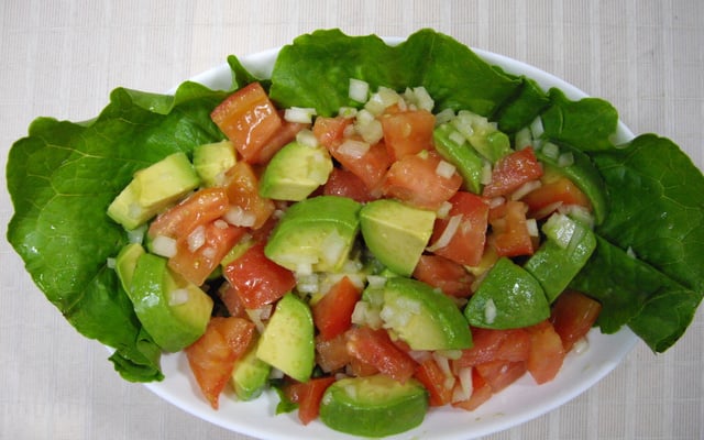 Salada de abacates