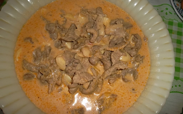 Estrogonofe de carne