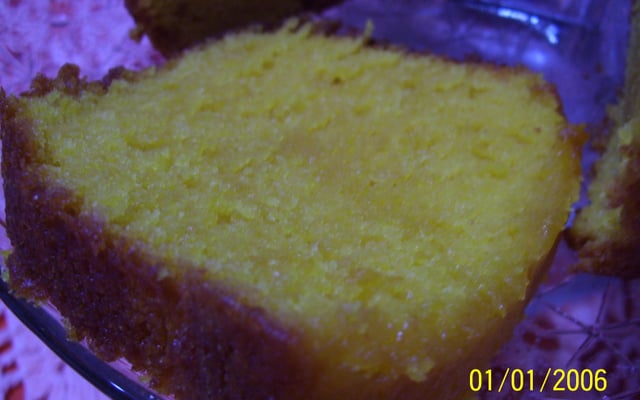 Bolo de cenoura cozida