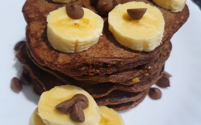 Panqueca integral de banana