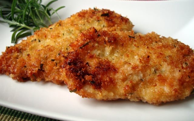 Filé de frango crocante