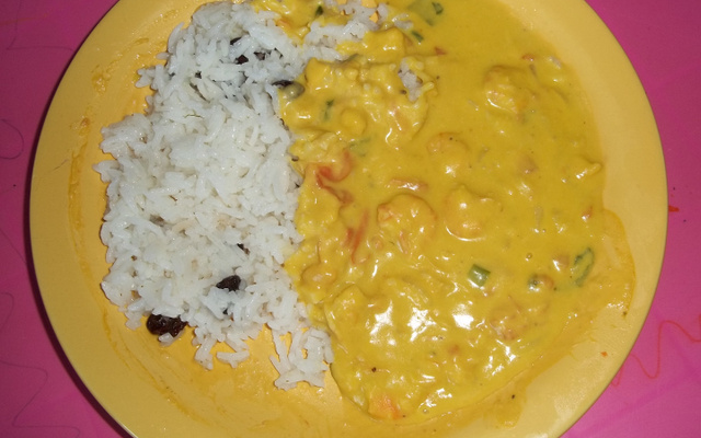 Camarão com abóbora