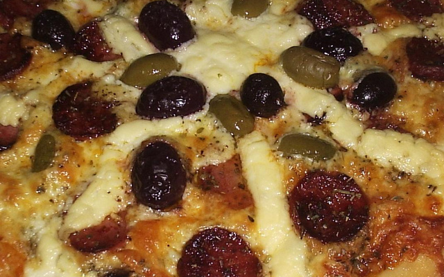Pizza crocante