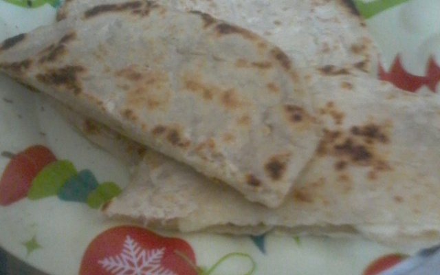 Pão simples de frigideira