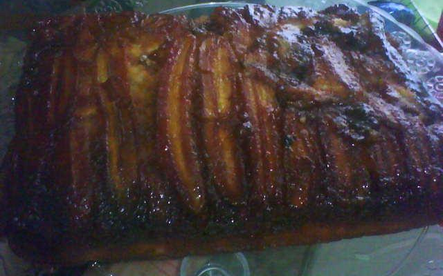 Bolo de Banana Caramelada
